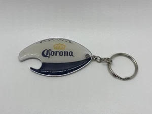 New! Corona Beer Football Keychain w/ Bottle Opener - Picture 1 of 3