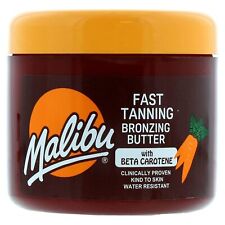 Malibu Sun Bronzing Fast Tanning BODY BUTTER with Beta Carotene 300ml - Choose