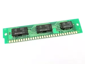 One (1) 30-pin SIMM RAM 256Kbyte 80ns (WCM-30S-256K-007-80) - Picture 1 of 5