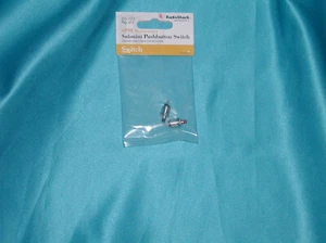 Radio Shack 2751571 SPST MomentSubminiPushbutt .5A 125Vac RedBlk 2pkFactoryNew! - Picture 1 of 2