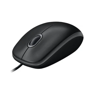 Logitech M100 Wired USB Mouse 3 Buttons 1000 DPI Optical Tracking, For left and - Picture 1 of 6