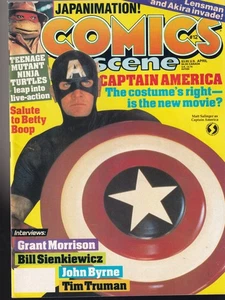 Comics Scene Magazine 12 1990 Captain America Movie Interviews Morrison Byrne - Picture 1 of 3