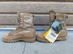 Belleville Temperate Weather Army Combat Boots W/Goretex Desert Tan 5.5 W Woman - Picture 1 of 9
