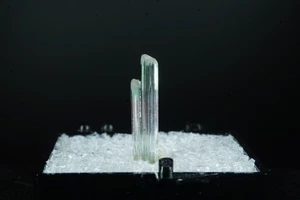 Bi-Color Tourmaline / Paprok Mine, Afghanistan / Thumbnail Mineral Perky Box - Picture 1 of 5