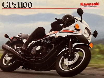 1984 Kawasaki GPz1100 6-page brochure-literature ZX1100-A2 - Image 1 of 4