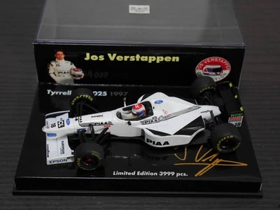 1/43 Minichamps Tyrrell Ford 025 J. Verstappen 1997 Jos Verstappen Collection - Image 1 of 4