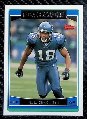 2006 Topps #95 - D.J. Hackett - Seattle Seahawks - Image 1 of 2