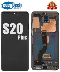 SAMSUNG S20+ PLUS SM-G985 G986 Display AMOLED LCD Touch Schermo Nero - Imagen 1 de 5