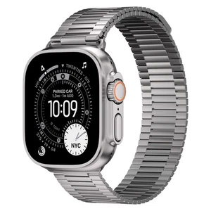 Apple Watch Ultra 3 Milanese Loop - Titanium Color Matching Band for Ultra 3/2/1 - Picture 1 of 7