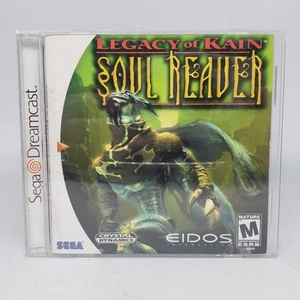Legacy of Kain: Soul Reaver Sega Dreamcast en caja original con manual y tarjeta de registro probada funciona - Imagen 1 de 9