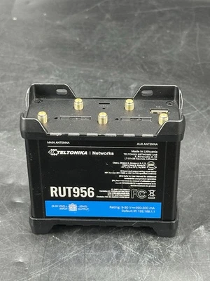 Teltonika Industrial 4G LTE Cellular Router (RUT956) - Image 1 of 4