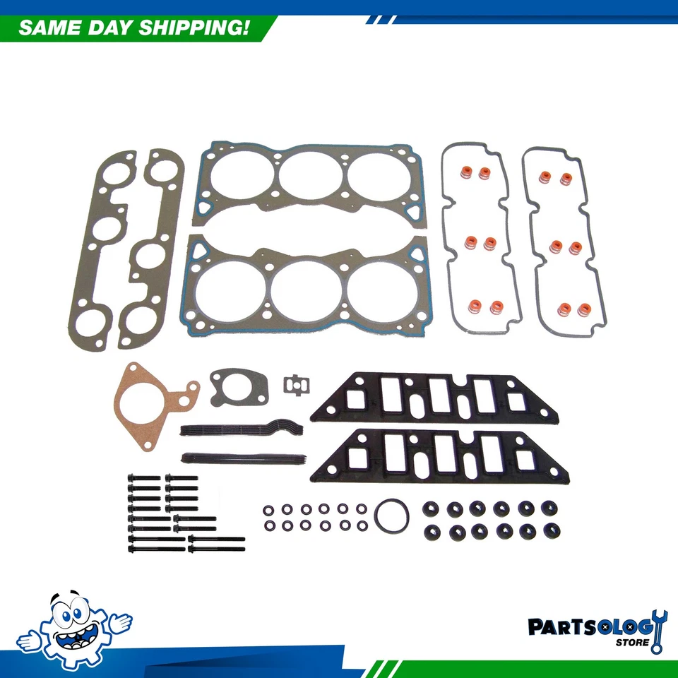 DNJ HGB3116 Cylinder Head Set with Head Bolt Kit For 92-93 Buick Century 3.3L Foto 1 de 3