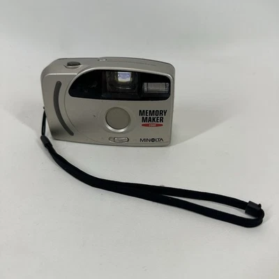Minolta Memory Maker 2000 35mm Film Collectible VTG Camera DX With Strap - Image 1 of 4