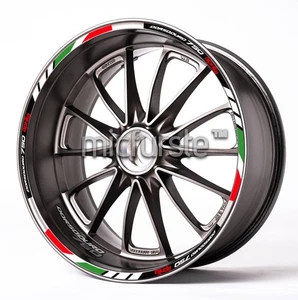 Aprilia Laminierte Dorsoduro 750 Motorradradabziehbilder 12 Rand Aufkleber - Bild 1 von 1