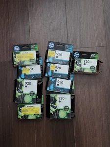 Lote 9 Cartuchos de Tinta HP 920XL CD975AN Negro OfficeJet Pro Paquete Genuino LEER - Imagen 1 de 8
