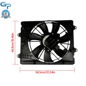 Radiator Cooling Fan Assembly 2016 2017 2018 For Honda Civic LX-P 2.0L New - Picture 1 of 13