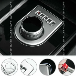 For Jaguar F-PACE 2016-2020 Silver Car Interior Gear Adjustment Knob Trim Cover - Picture 1 of 5