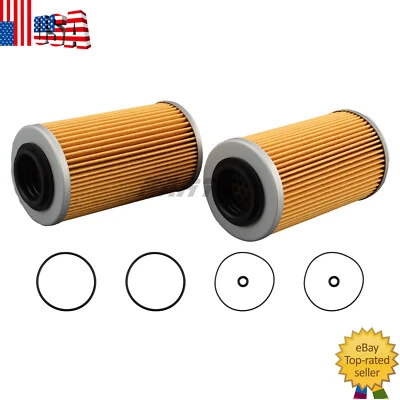 2 filtros de aceite con juntas tóricas para Sea-Doo GTX 4-TEC GTX 155 GTX 215 GTX 260 2003-2017 Foto 1 de 4