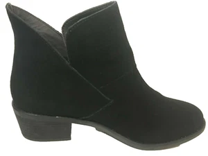 Me Too Zest schwarze Wildleder Leder Cowboy Western Stiefelette/ Bootie Damengröße 9,5 - Bild 1 von 9