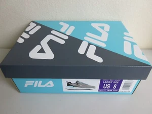 Zapatos deportivos para correr FILA Windspeed para mujer talla 8 - grises/aqua (nuevos con etiquetas) - Imagen 1 de 9
