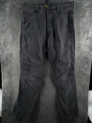 Pantalones de mezclilla Big Star para hombre gris urbano muelle rodilla 31x32 todo algodón carpintero adulto Foto 1 de 4