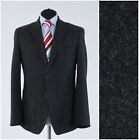 Mens Patch Pocket Blazer 42R UK Size MEXX Dark Grey Wool Field Sport Coat Jacket