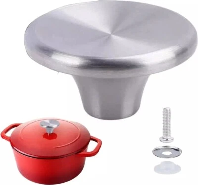 Dutch Oven Knob Stainless Steel Replacement Handle for Le Creuset,Aldi,Lodge and - Image 1 of 4
