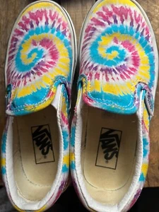 Vans Off The WallKids  Slip On Tie-Dye Tennis Shoe Size 12 - Bild 1 von 4
