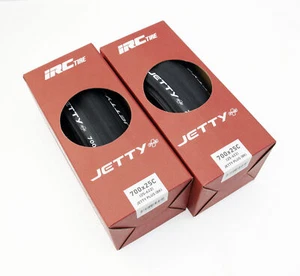 Neumáticos cubierta plegables para bicicleta iRC Jetty Plus Road CX 700cx25c 2 piezas neumáticos negros - Imagen 1 de 8