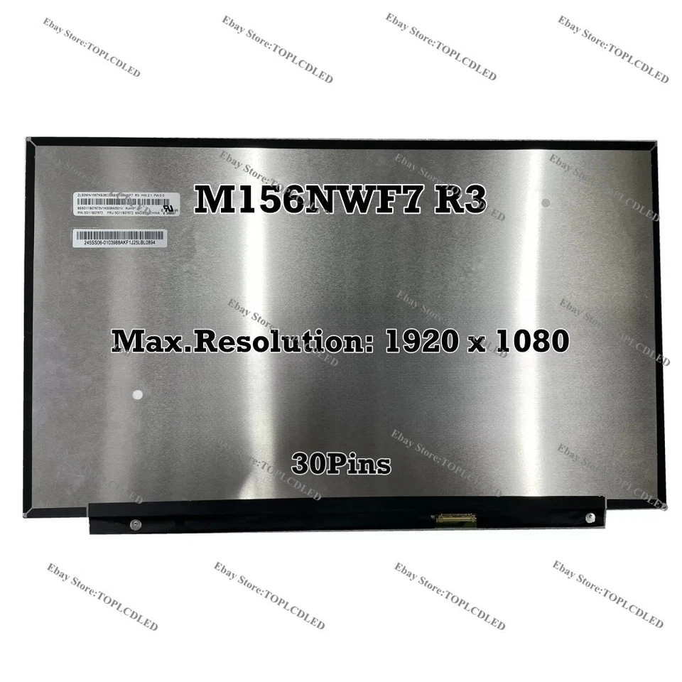 M156NWF7 R3 IVO061F 15,6" 100% sRGB Full HD LED Bildschirm LCD IPS Anzeige Panel - Bild 1 von 1