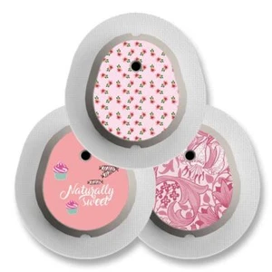 Autocollants Pour Dexcom G7 Stickers - Ensemble De 3 "Happy Pink" | Diasticker® - Picture 1 of 4