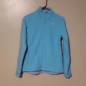 Chaqueta cortavientos LAUREN JAMES CO. Preptec azul verdoso para mujer talla pequeña - Imagen 1 de 6