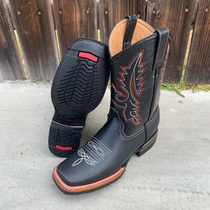 Las mejores ofertas en Botas estilo vaquero, del Oeste Negro para Hombres |  eBay