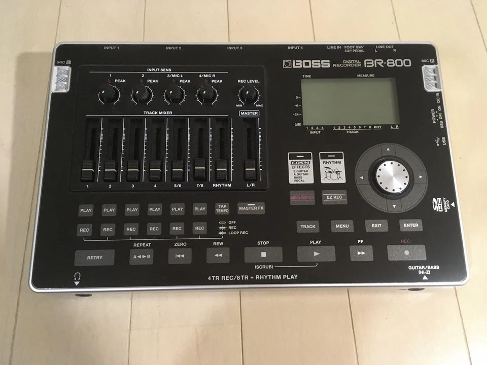 BOSS BR-800 Digital Multi-track Recorder 8 tracks Playback Stereo Microphone - Image 1 of 1
