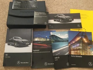 MERCEDES SLC OWNERS MANUAL HANDBOOK & WALLET (2016 - 2021) FAST POST - Picture 1 of 5
