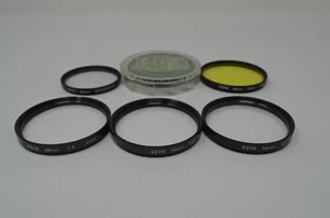 HOYA Filter Lens Lot 58mm 49mm +1 +2 +3 G(X1) Y(K2) Skylights 1(B) - Picture 1 of 5