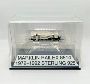 Z Scale Marklin RailEx 1972-1992 Jahre Mini Club Sterling Silver(925) Locomotive - Picture 1 of 10