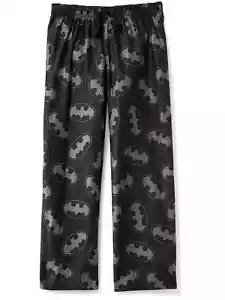 Nuevo con etiquetas Pantalones para dormir pijama estampado logotipo Batman DC Comincs Old Navy M L 8 10 12 - Imagen 1 de 1