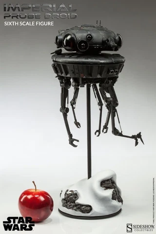 1/6 Imperial Probe Droid - With SPECIAL Hoth Base - Sideshow 2164 - NEW Sealed Cover