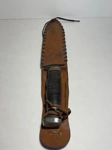 Kabar Knife Ka-Bar VINTAGE KABAR 1205 FIXED BLADE HUNTING KNIFE - Picture 1 of 9