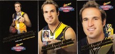 2006 SELECT AFL CHAMPIONS AMBASSADOR CHRIS JUDD 3-CARD SET (3)