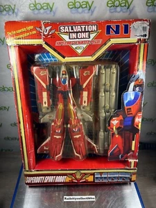 Vintage Bandai Machine Robo Rescue Superduty Spurt Robot -Rare find! IOB - Picture 1 of 18
