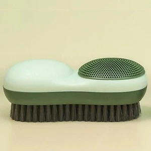 Two-Sided Laundry Stain Remover Brush Soft Bristle for Scrubbing Out Tough St... - Picture 1 of 9