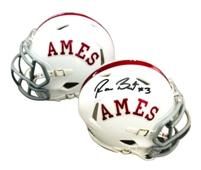 Rocco Becht Iowa State Cyclones Signed Mini Helmet Ames Alternate Beckett COA - Image 1 of 2