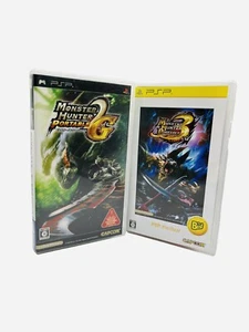 Monster Hunter Portable 2G & 3rd Sony PlayStation PSP Game Japan Import Capcom - Picture 1 of 5