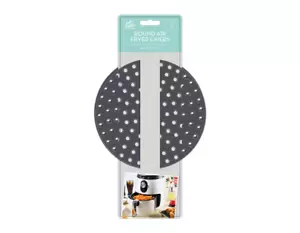2x Reusable Air Fryer Silicone Pot Basket Liners Mat Tray Non-Stick Oven Baking - Picture 1 of 1
