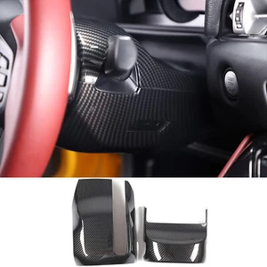 Cubierta de columna de volante de coche de carbono ABS para Toyota GR Supra A90 2019-24 - Imagen 1 de 12