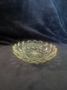 Fostoria "AMERICAN" 6.5" BOWL ~CLEAR VINTAGE GLASSWARE FTD FOOTED DISH CANDY/NUT - Picture 1 of 4