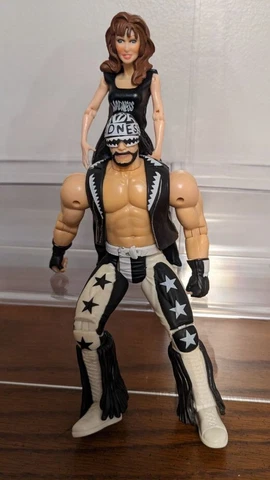 1999 NWO POWER AND BEAUTY MACHO MAN RANDY SAVAGE MISS ELIZABETH WCW TOYBIZ OH YE Cover