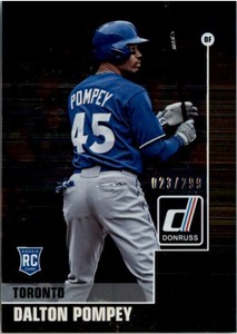 2015 Donruss Preferred Gold #10 Dalton Pompey /299